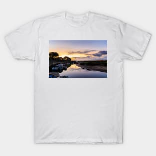 River Glaven at Blakeney Quay at Sunset T-Shirt